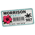 Morrison Tahiti Plaque